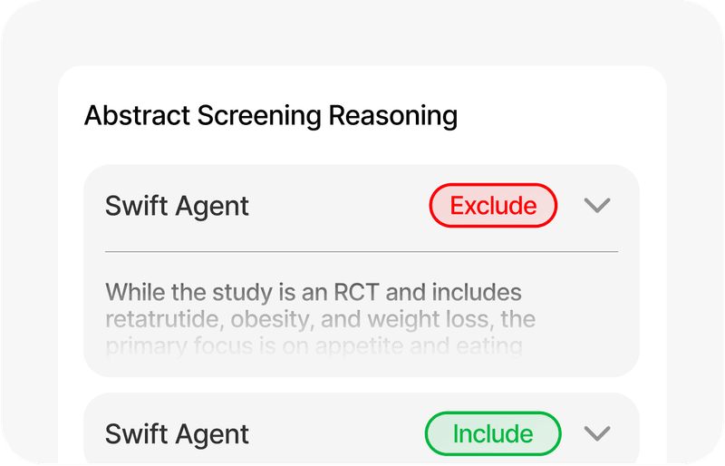 Transparent, auditable decisions
